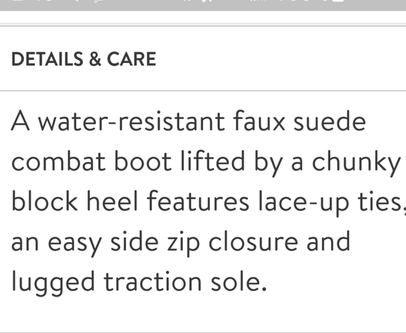 Anne Klein Abott Combat Boots👢 - Picture 6 of 7